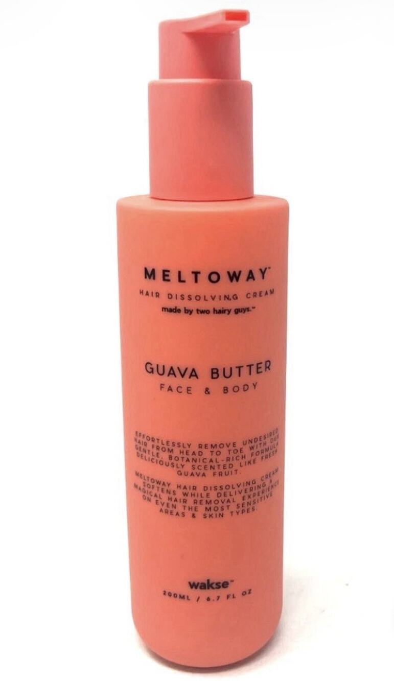 Wakse Meltoway Hair Dissolving Cream Guava Butter Face & Body NIP 6.7 fl oz Each